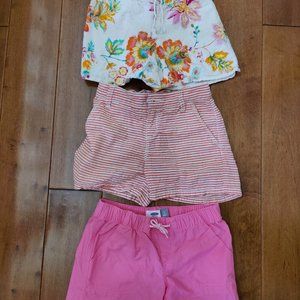 3 Pairs Girls Shorts Size 8